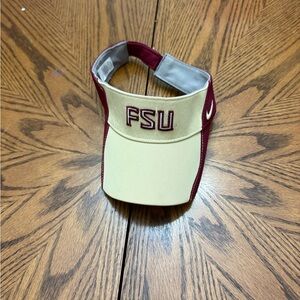 Nike Florida State Noles Visor in Maroon and Gray
